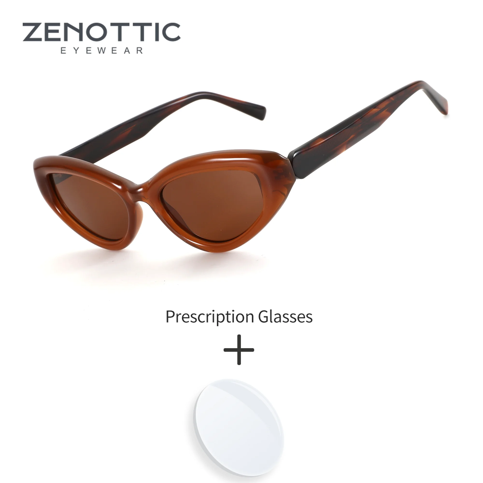 ZENOTTIC L Size Women Y2K Style Narrow Cat Eye Caramel Amber Acetate with Blue Light Filter Lenses Prescription Glasses
ZENOTTIC L Size Women Y2K Style Narrow Cat Eye Caramel Amber Acetate with Blue Light Filter Lenses Prescription Glasses