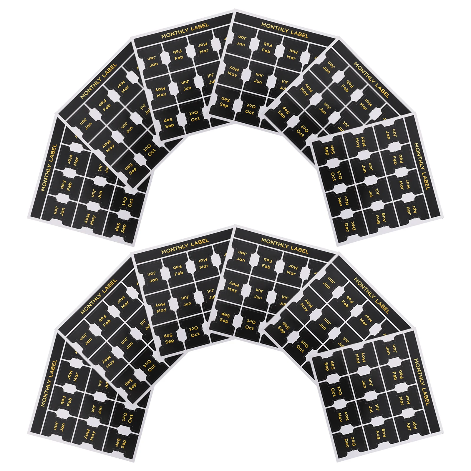 15 Sheets Monthly Planner Tabs Stickers Adhesive Index Labels Decorative Calendar Month Tabs for Notebook Journal File Folder
15 Sheets Monthly Planner Tabs Stickers Adhesive Index Labels Decorative Calendar Month Tabs for Notebook Journal File Folder