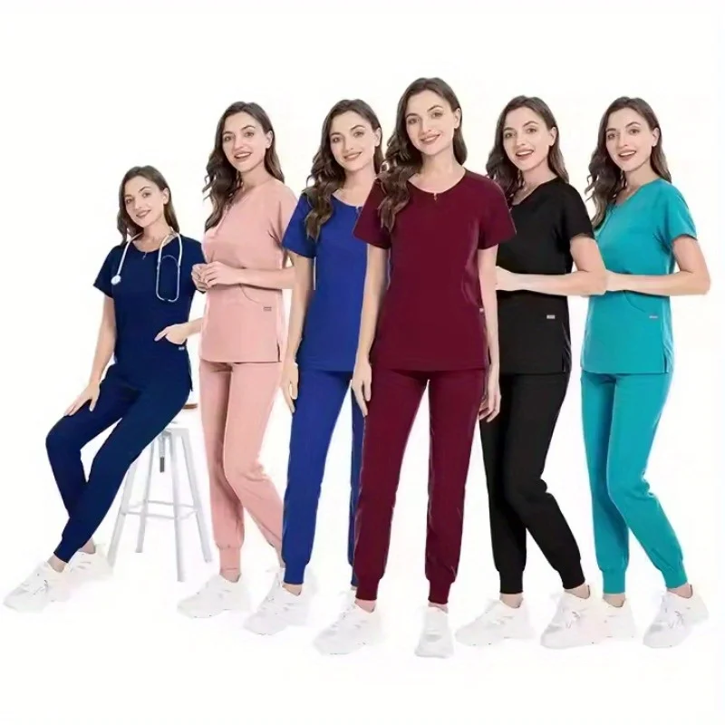 ICU Doctors Nurses SPA Center Staff Doctors Nurses Work Clothes Solid Color Standing Collar Women's Hand Washing Clothes
ICU Doctors Nurses SPA Center Staff Doctors Nurses Work Clothes Solid Color Standing Collar Women's Hand Washing Clothes