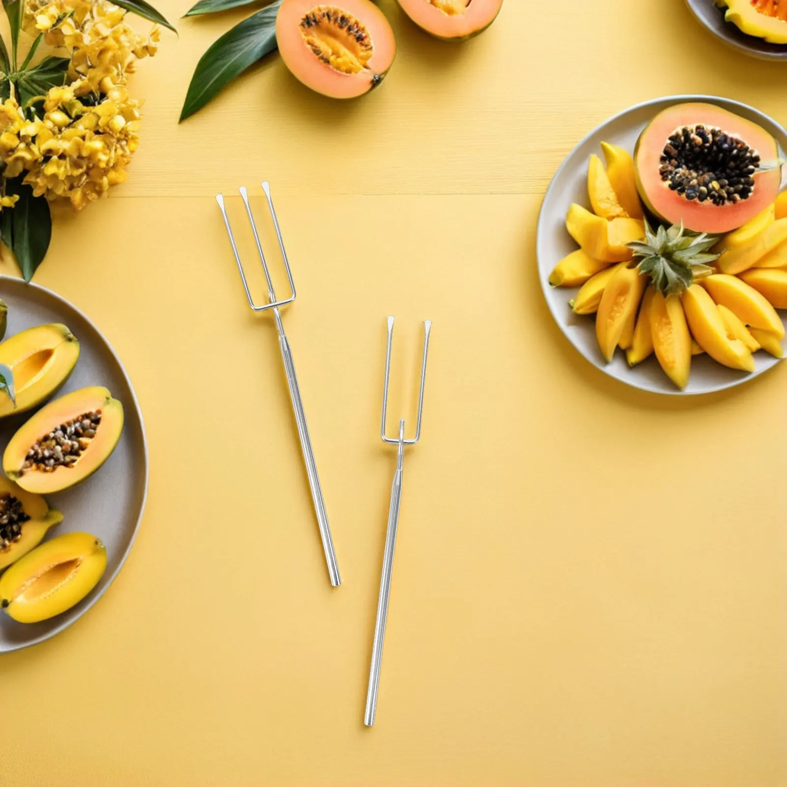5Pcs Easy Clean Stainless Steel Chocolate Dipping Fork Set for Fondue Dessert Party Candy Fruit Cake Balls Baking Supplies
5Pcs Easy Clean Stainless Steel Chocolate Dipping Fork Set for Fondue Dessert Party Candy Fruit Cake Balls Baking Supplies