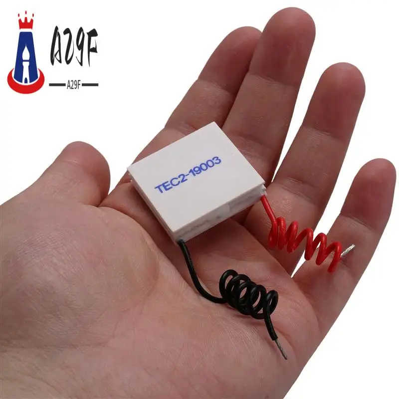 A29F-8X TEC2-19003 Thermoelectric Cooler Peltier 30X30mm 19003 Double Elements Module Electronic Cooling Sheet
A29F-8X TEC2-19003 Thermoelectric Cooler Peltier 30X30mm 19003 Double Elements Module Electronic Cooling Sheet