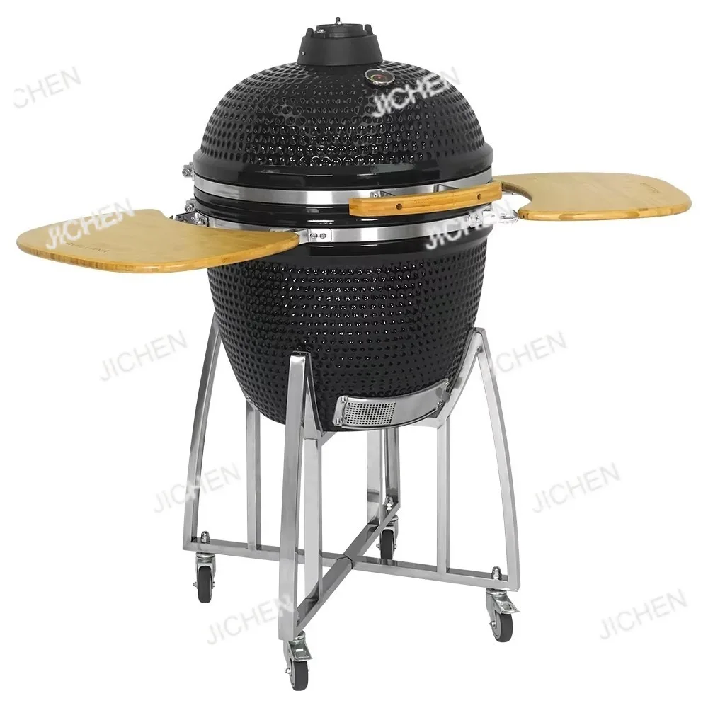 Большой керамический гриль-коптильня Kamado XL 23.5 дюйма
Большой керамический гриль-коптильня Kamado XL 23.5 дюйма