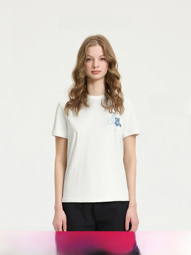 Футболка женская летняя, новая, простая, однотонная, круглая горловина, повседневная, универсальная, хлопковая, модная, Noisy Teddy25
Футболка женская летняя, новая, простая, однотонная, круглая горловина, повседневная, универсальная, хлопковая, модная, Noisy Teddy25