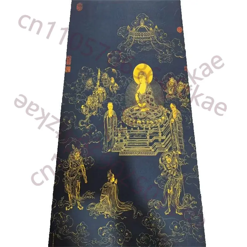 Tibet fine Shakyamuni's preaching hand-painted kraft paper old Thangka
Tibet fine Shakyamuni's preaching hand-painted kraft paper old Thangka