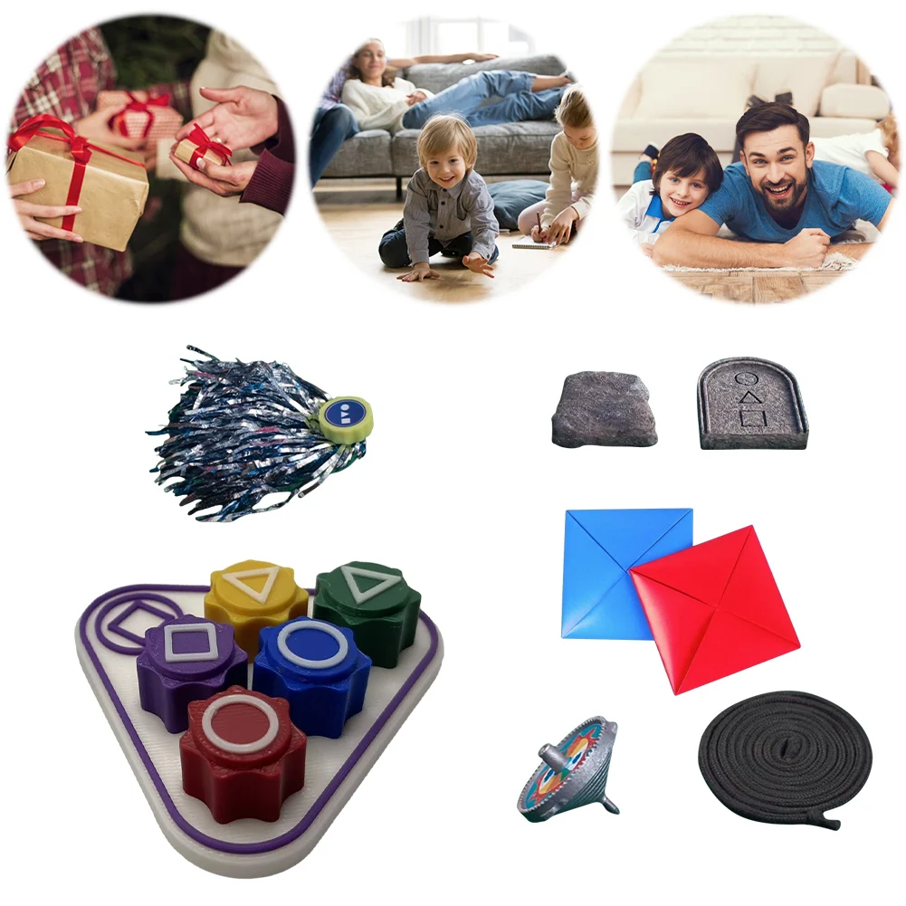 Korean Traditional Play Game Hand-Eye Coordination Training Toys Gonggi Jack Stone Pebbles Set for Board Game Party Games
Korean Traditional Play Game Hand-Eye Coordination Training Toys Gonggi Jack Stone Pebbles Set for Board Game Party Games