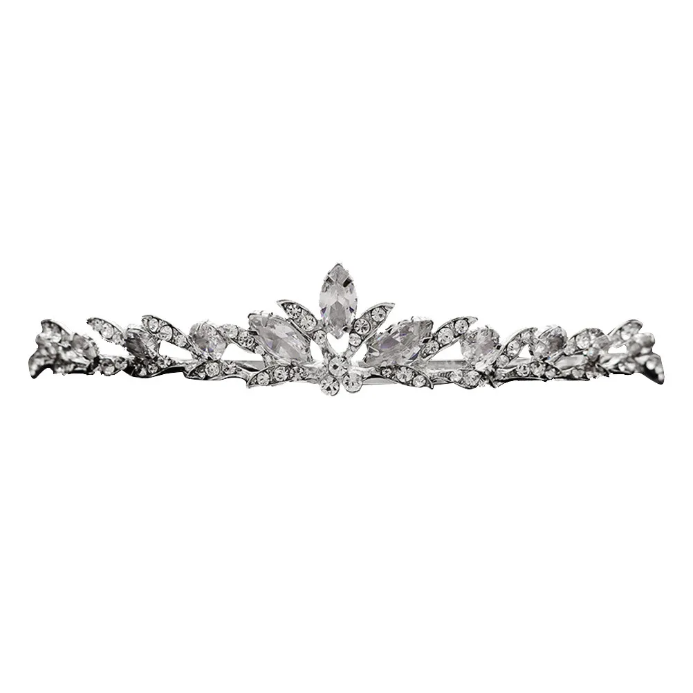 Elegant Rhinestone Crown Headdress for Women Silver Alloy Bridal Tiara Wedding Party Engagement Photo Prop Fashion Headwear
Elegant Rhinestone Crown Headdress for Women Silver Alloy Bridal Tiara Wedding Party Engagement Photo Prop Fashion Headwear