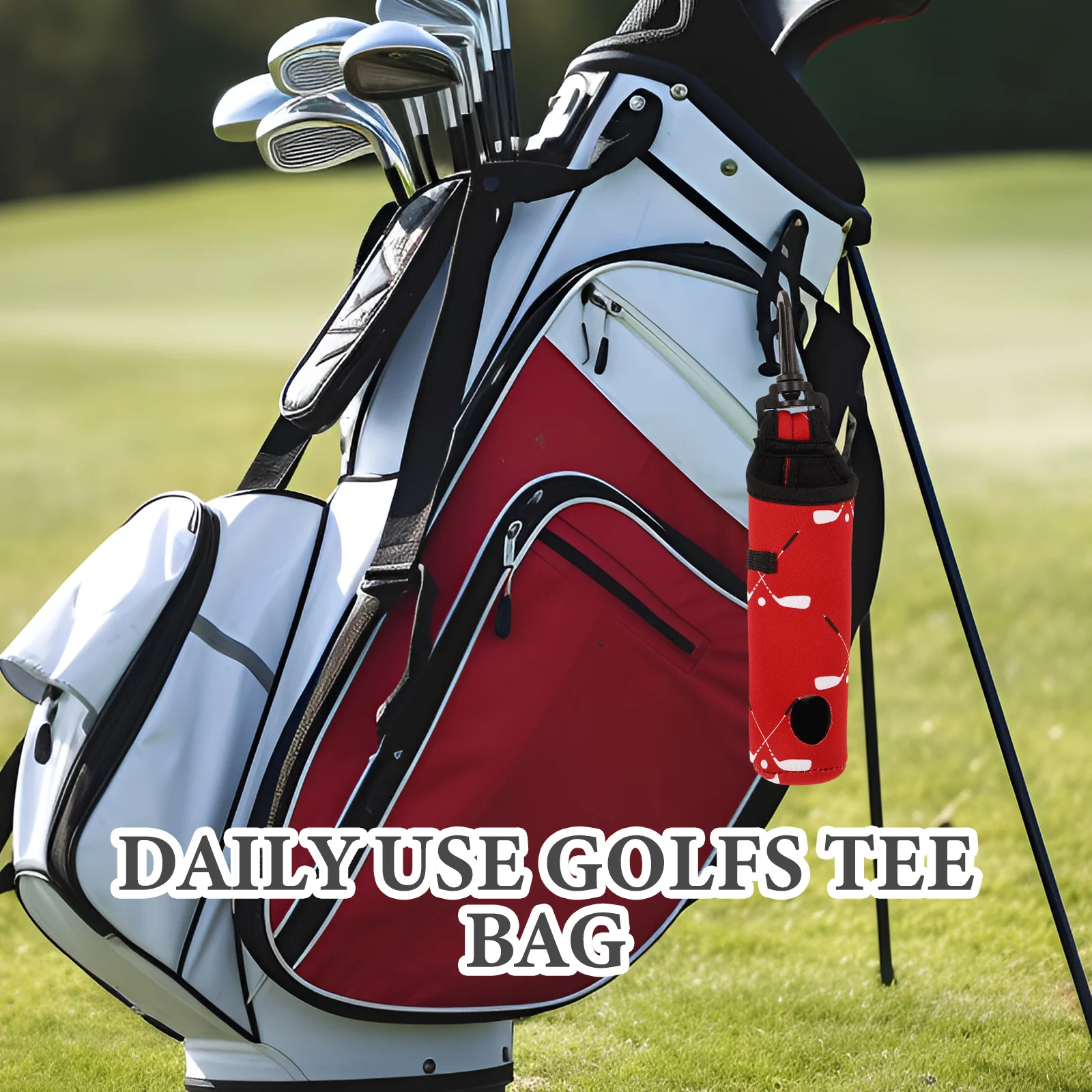 Golf Ball Bag Neoprene Wear Resistant Lightweight Portable Hanging Golfs Ball Holder Convenient Outdoor Sports Storage Pouch 
Golf Ball Bag Neoprene Wear Resistant Lightweight Portable Hanging Golfs Ball Holder Convenient Outdoor Sports Storage Pouch
