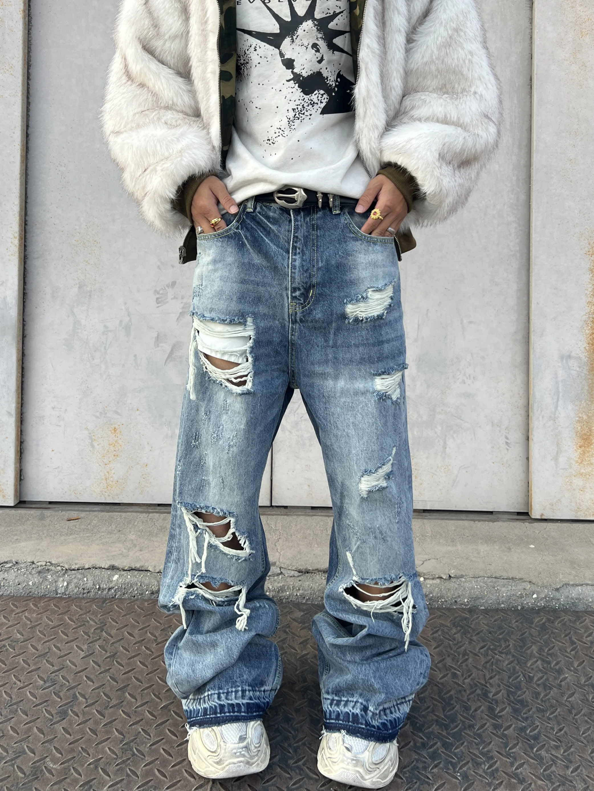 zilingf Original American Retro Waed Hole Micro Flared Jeans Men High Street Dragging Long Pants Youth Casual Wear
zilingf Original American Retro Waed Hole Micro Flared Jeans Men High Street Dragging Long Pants Youth Casual Wear