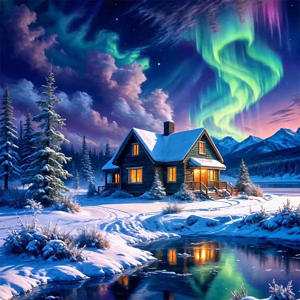 Jigsaw Puzzle Calming Beautiful Snow Aurora Winter House Landscape Art For Adults Great Weekend Relaxation And Family Fun Gift
Jigsaw Puzzle Calming Beautiful Snow Aurora Winter House Landscape Art For Adults Great Weekend Relaxation And Family Fun Gift