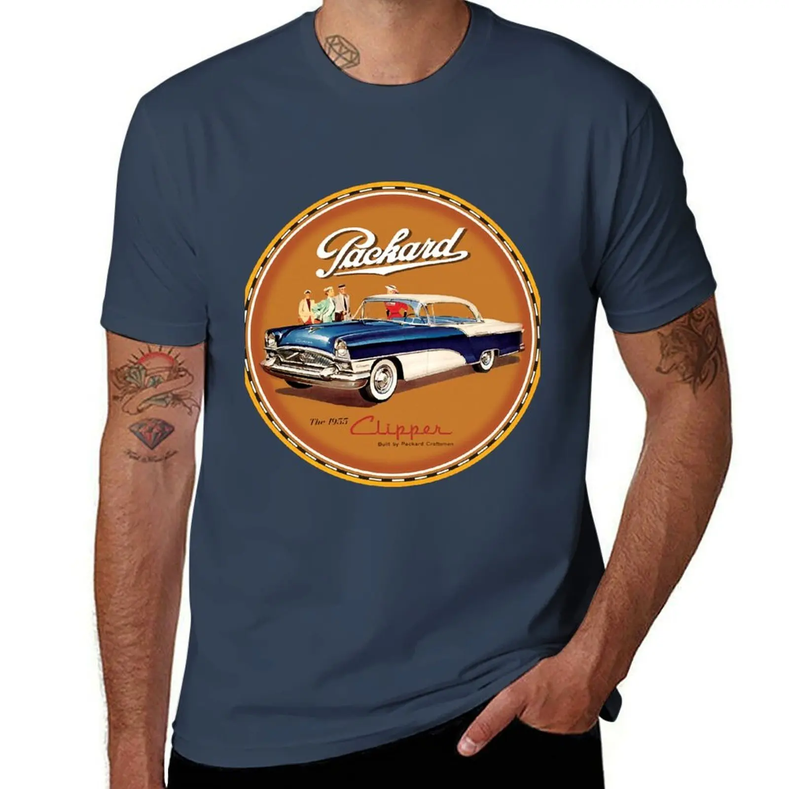 1955 Packard Clipper T-Shirt Casual All Match Short Sleeve T-Shirt
1955 Packard Clipper T-Shirt Casual All Match Short Sleeve T-Shirt
