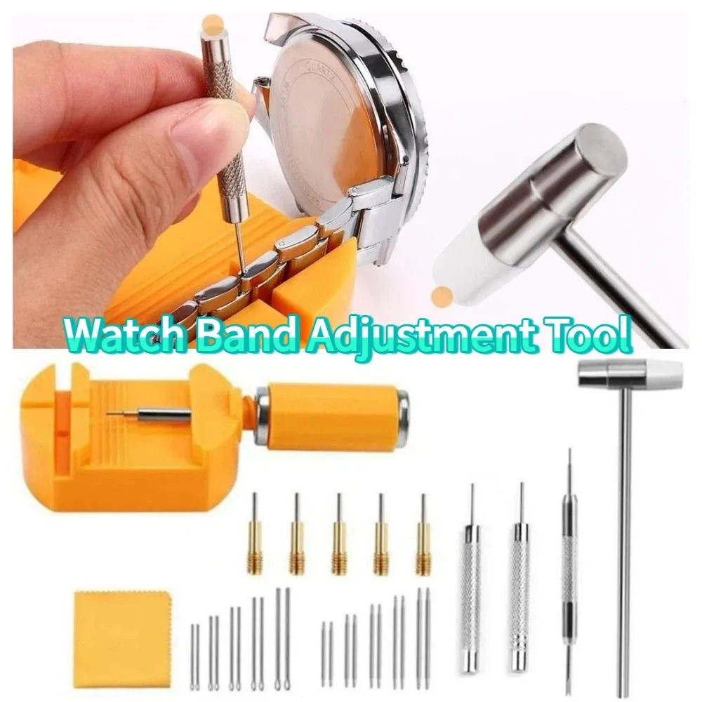 31Pcs/Set Precision Watch Link Removal Tool Kit Professional Link Removal Strap Chain Pin Remover Pin Extraction Multipurpose