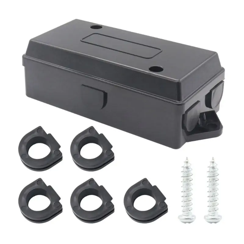 Reliable-Weatherproof 7 Pole Cord Connection Box 7 Way Electrical Trailer Junction Box 7 Gang Trailer Wire Harness Junction Box
Reliable-Weatherproof 7 Pole Cord Connection Box 7 Way Electrical Trailer Junction Box 7 Gang Trailer Wire Harness Junction Box