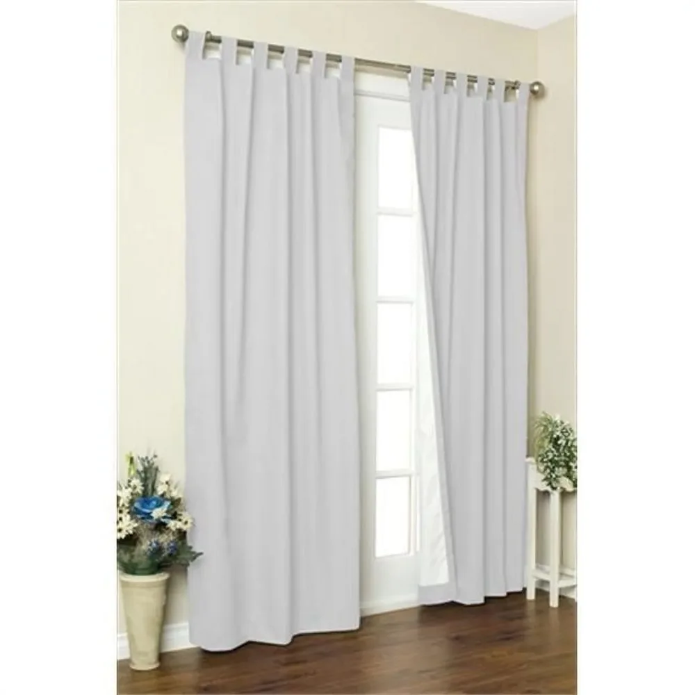 Commonwealth Home Fashions 70292-153-001-72 Thermalogic Insulated Solid Color Tab Top Curtain Pairs 72 in., White
Commonwealth Home Fashions 70292-153-001-72 Thermalogic Insulated Solid Color Tab Top Curtain Pairs 72 in., White
