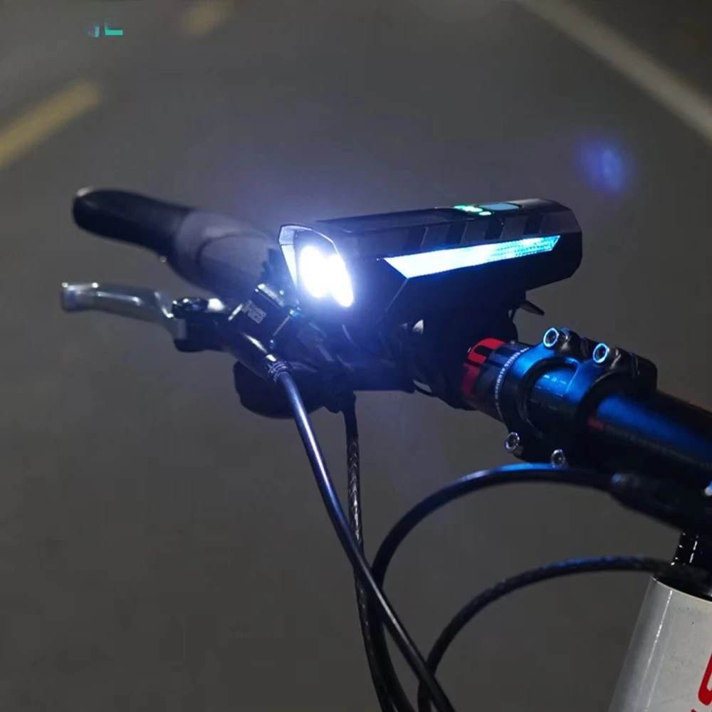 3000 mm waterproof 6-mode USB rechargeable bike light set front and rear, suitable for night riding
3000 mm waterproof 6-mode USB rechargeable bike light set front and rear, suitable for night riding