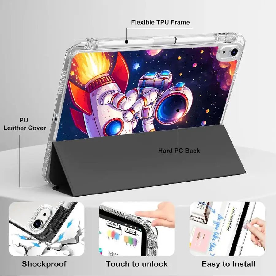 Cartoon Astronaut Holder Cover Tablet Case For iPad Pro 2025 Air 4 5 M3 M2 M4 11inch 11th 10th 9th 8th 7th 12.9inch Mini 6 7
Cartoon Astronaut Holder Cover Tablet Case For iPad Pro 2025 Air 4 5 M3 M2 M4 11inch 11th 10th 9th 8th 7th 12.9inch Mini 6 7