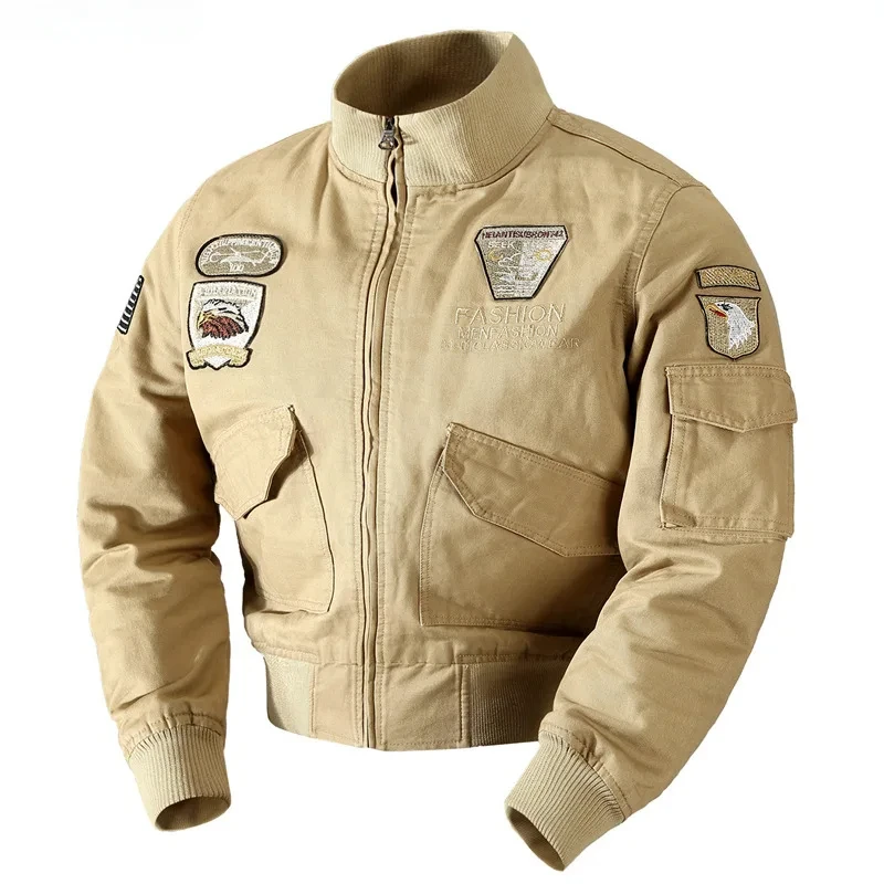 Men's Jacket 6XL Solid Emblem Flight Air Force Jacket High Quality Fit Coat Baseball Jacket Military Men's Short Homme
Men's Jacket 6XL Solid Emblem Flight Air Force Jacket High Quality Fit Coat Baseball Jacket Military Men's Short Homme