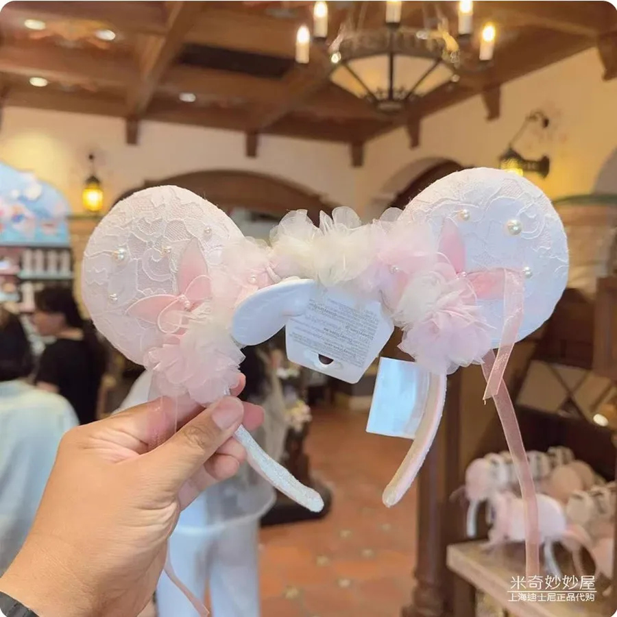 Original Shanghai Disney Minnie Pink Lace Hair Band Garden Cartoon Headband Hair Accessories
Original Shanghai Disney Minnie Pink Lace Hair Band Garden Cartoon Headband Hair Accessories