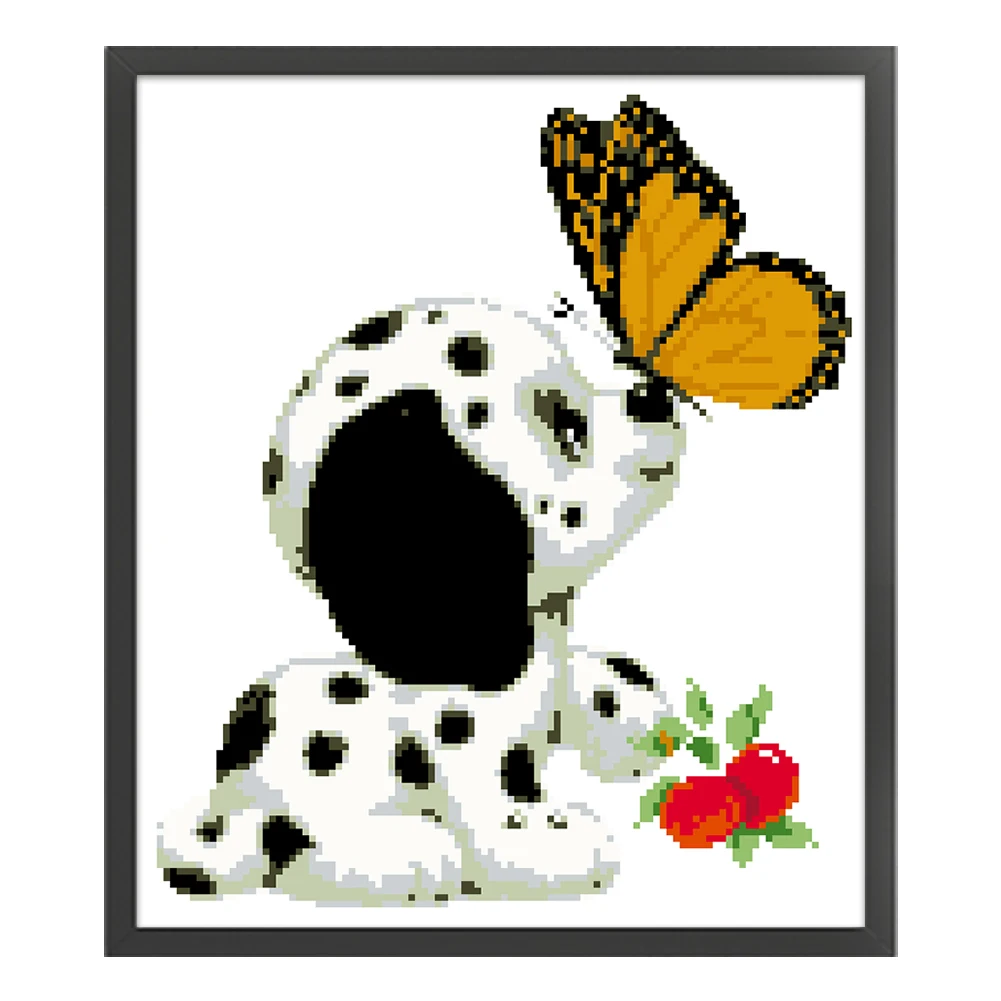 Partial Embroidery Beads Printed 9CT Dog Cross Stitch Kit Home Art Craft 31x36cm
Partial Embroidery Beads Printed 9CT Dog Cross Stitch Kit Home Art Craft 31x36cm