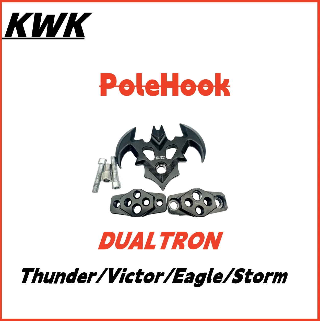 Кронштейн с крючком для украшения летучей мыши для мини-двигателя Dualtron Thunder Victor Mini Kaabo Nami
Кронштейн с крючком для украшения летучей мыши для мини-двигателя Dualtron Thunder Victor Mini Kaabo Nami