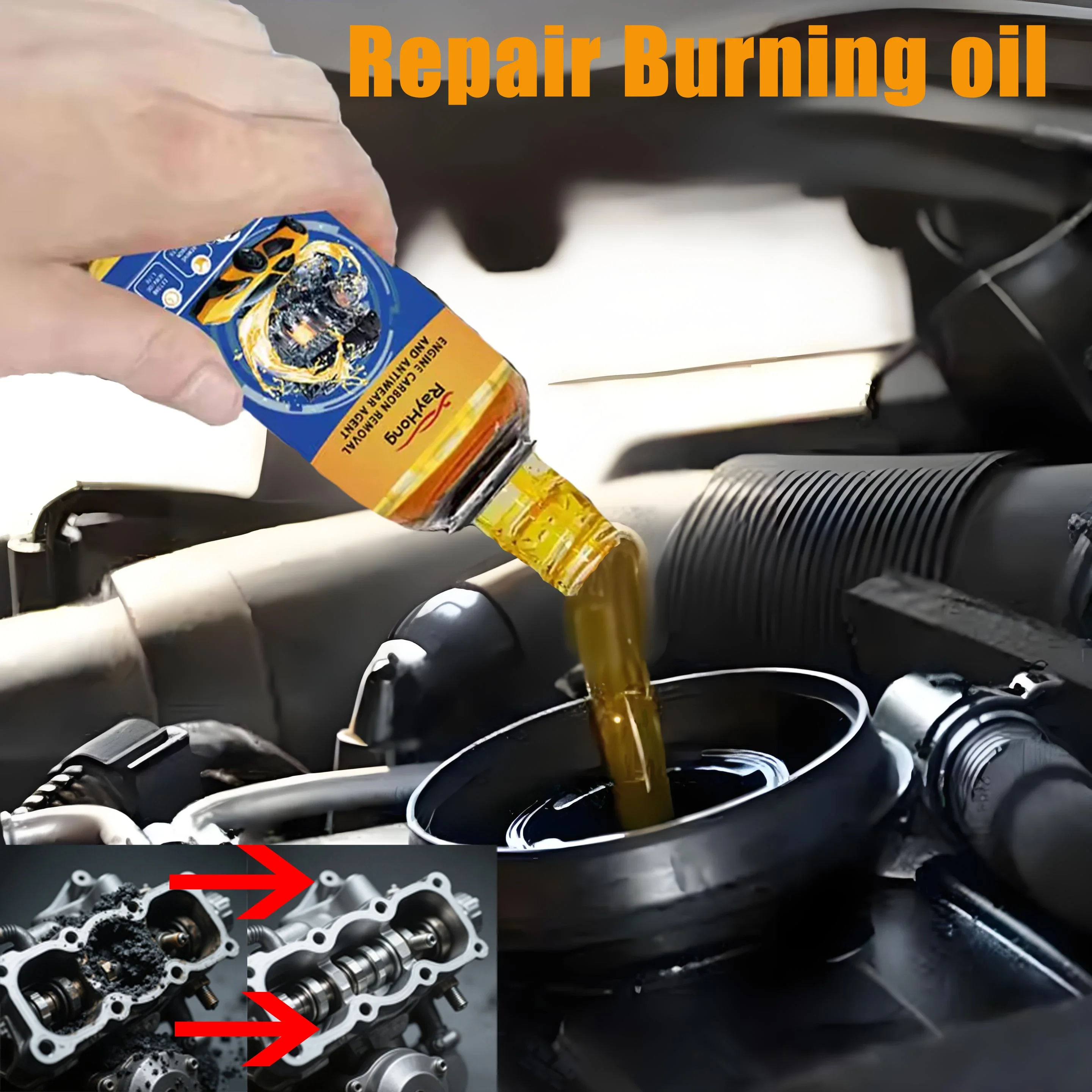 Агент по ремонту износа автомобильного двигателя Q19 уменьшает потребление топлива и улучшает преобразование энергии. Очиститель автомобильного двигателя.
Агент по ремонту износа автомобильного двигателя Q19 уменьшает потребление топлива и улучшает преобразование энергии. Очиститель автомобильного двигателя.