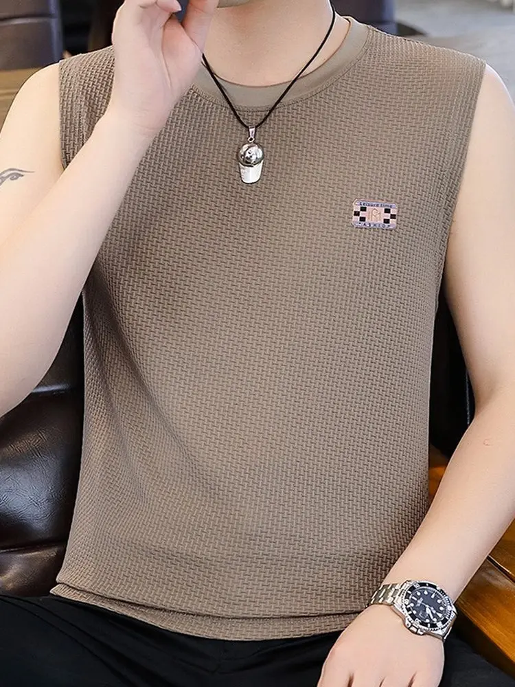 Мужская спортивная майка MK Ice Silk: летняя, дышащая, премиум-класса, трендовая, с открытыми плечами, модная футболка
Мужская спортивная майка MK Ice Silk: летняя, дышащая, премиум-класса, трендовая, с открытыми плечами, модная футболка