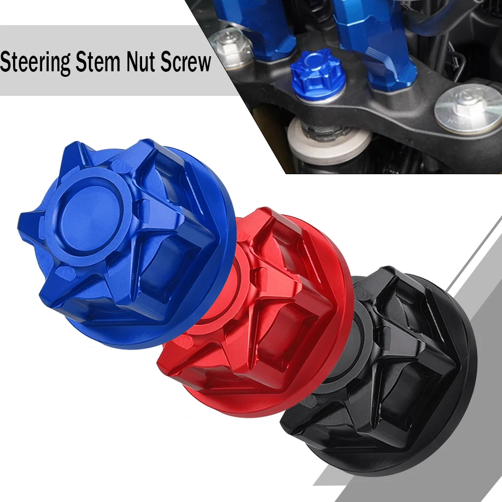 Motorcycle For Yamaha FZ09 FJ09 2014 2015 2016 2017 Steering Stem Nut Screw Cover XSR900 2016-2021 MT-09/ABS 2014-2018 2019 2020
Motorcycle For Yamaha FZ09 FJ09 2014 2015 2016 2017 Steering Stem Nut Screw Cover XSR900 2016-2021 MT-09/ABS 2014-2018 2019 2020