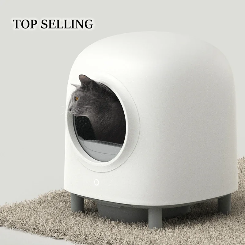 2024 new hot selling WIFI App Control second generation Automatic self cleaning Intelligent Cat Box Cat Toilet
2024 new hot selling WIFI App Control second generation Automatic self cleaning Intelligent Cat Box Cat Toilet
