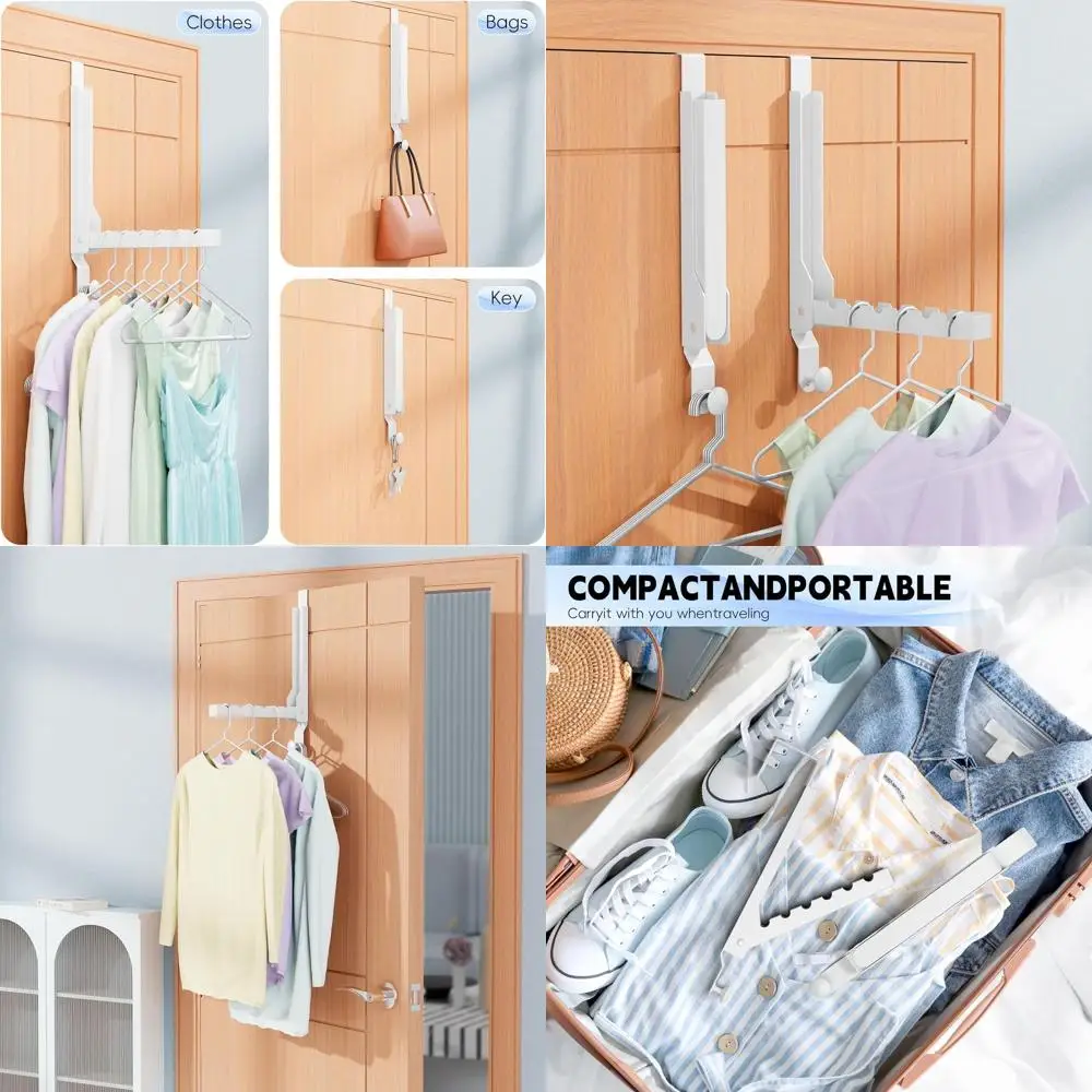 Compact Indoor Folding Clothes Drying Rack, Portable Collapsible Hanging Coat Hanger for Laundry Room (White - Upgraded)
Compact Indoor Folding Clothes Drying Rack, Portable Collapsible Hanging Coat Hanger for Laundry Room (White - Upgraded)