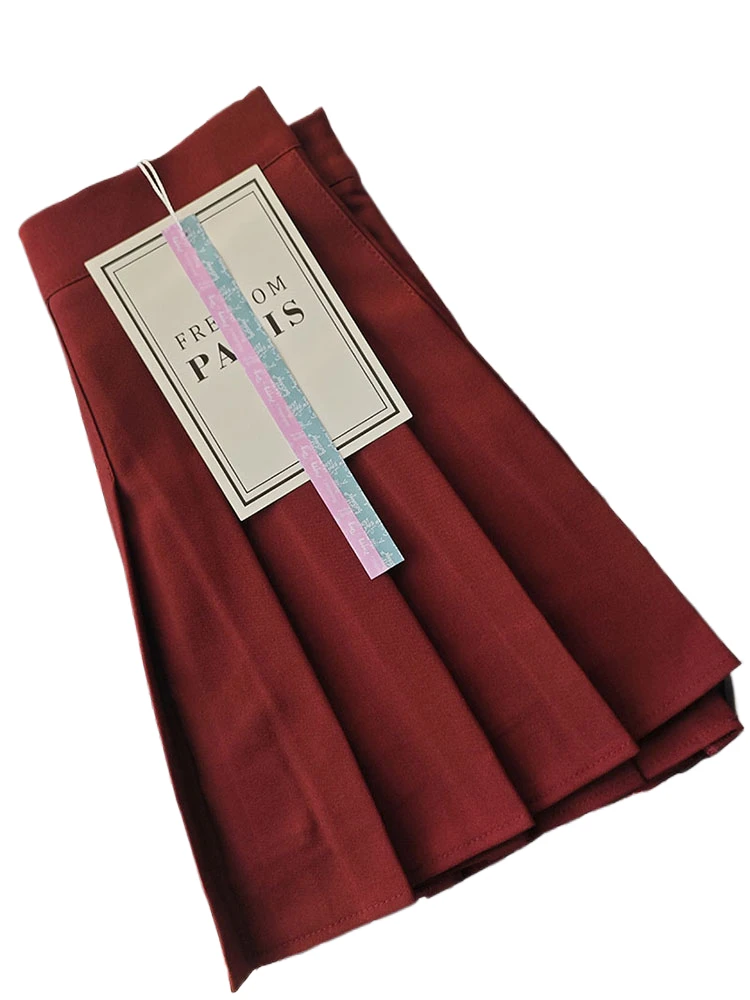 Red Pleated Skirt With Shorts Korean Style Women's Clothing High Waist A Line Summer Purple Mini Skirt School Uniform For Girls
Red Pleated Skirt With Shorts Korean Style Women's Clothing High Waist A Line Summer Purple Mini Skirt School Uniform For Girls