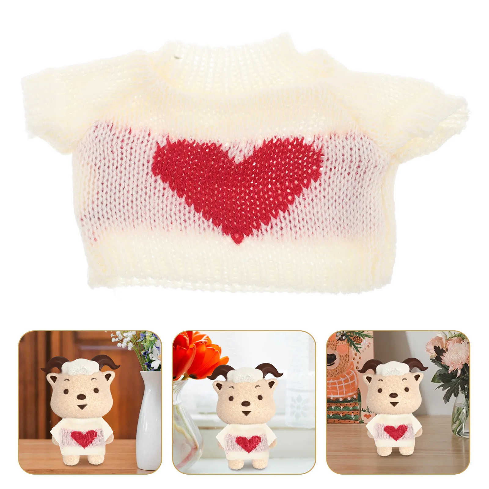Love Heart White Sweater for 20Cm Bear Stuffed Animal Clothes Charming Design Gift Birthday Holiday Soft Baby
Love Heart White Sweater for 20Cm Bear Stuffed Animal Clothes Charming Design Gift Birthday Holiday Soft Baby