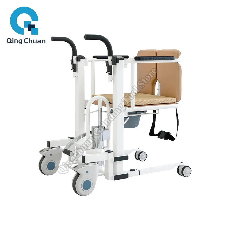 Multifunctional Elderly Transfer Machine Hydraulic Lifting Commode Chair for Paralyzed Elderly Care Disabled Push Wheelchair
Multifunctional Elderly Transfer Machine Hydraulic Lifting Commode Chair for Paralyzed Elderly Care Disabled Push Wheelchair