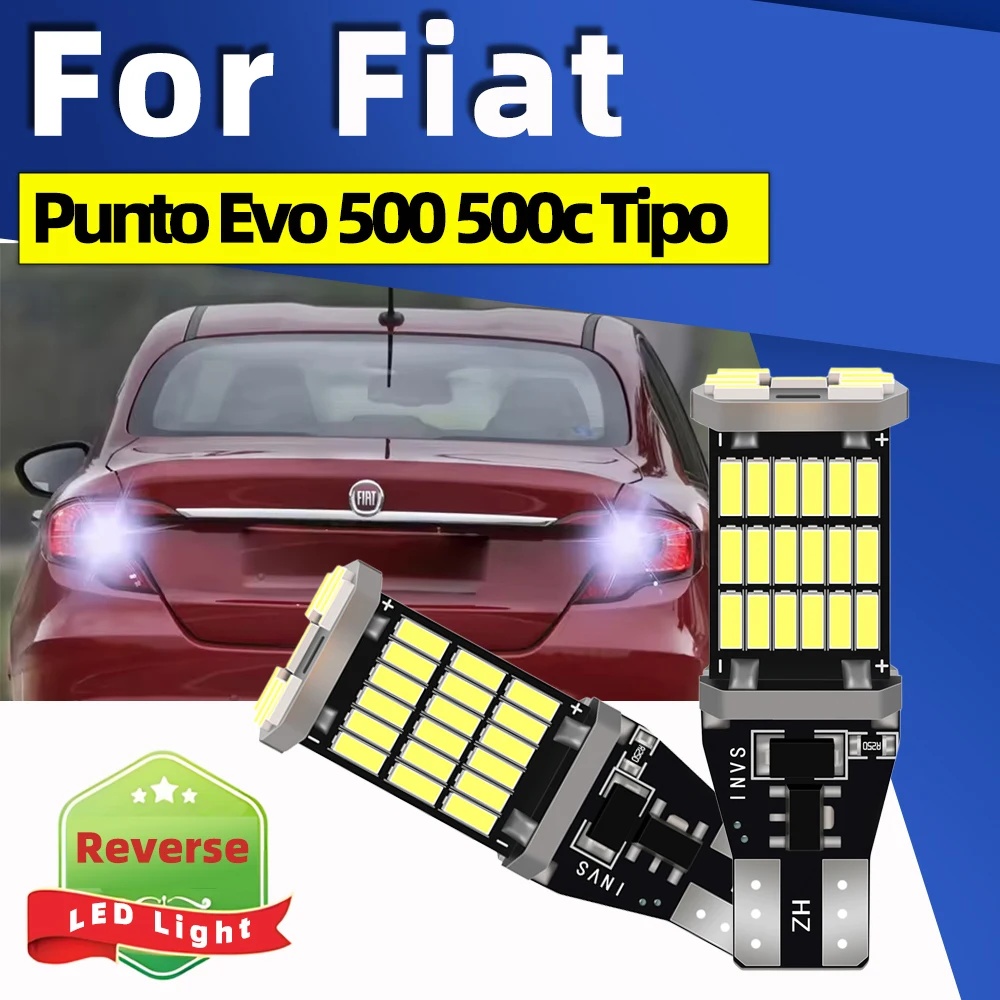 2x LED Reverse Light Car Backup Lamp T15 W16W For Fiat Punto Evo 500 500c Tipo 2009 2010 2011 2012 Vehicles Parts Canbus Bulbs
2x LED Reverse Light Car Backup Lamp T15 W16W For Fiat Punto Evo 500 500c Tipo 2009 2010 2011 2012 Vehicles Parts Canbus Bulbs