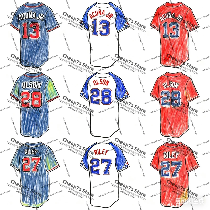 Embroidery Atlanta American Baseball Jersey AustinRiley Matt Olson Ronald Acuna Jr. Jerseys
Embroidery Atlanta American Baseball Jersey AustinRiley Matt Olson Ronald Acuna Jr. Jerseys