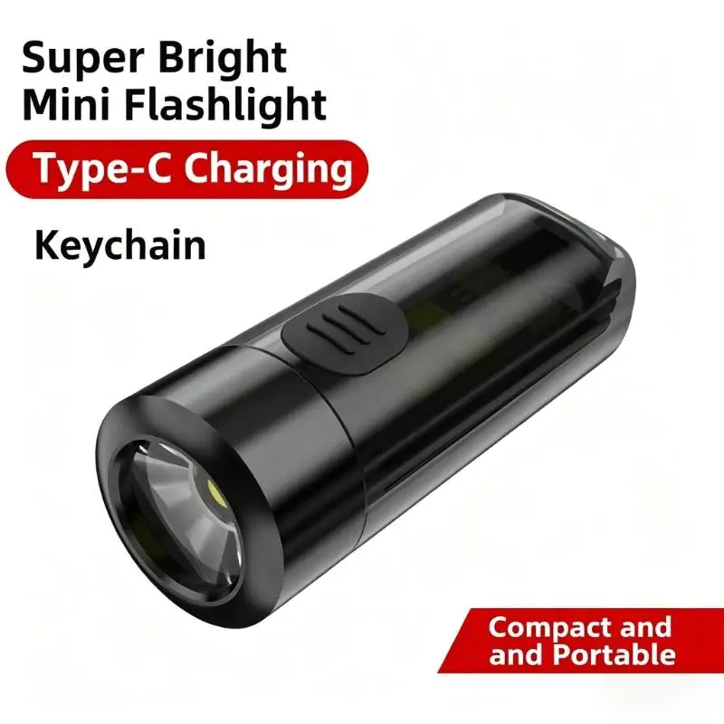 Powerful LED Flashlights Outdoor Flashlight Portable Flashlight with Keychain Working Light for Various Application D2RD
Powerful LED Flashlights Outdoor Flashlight Portable Flashlight with Keychain Working Light for Various Application D2RD