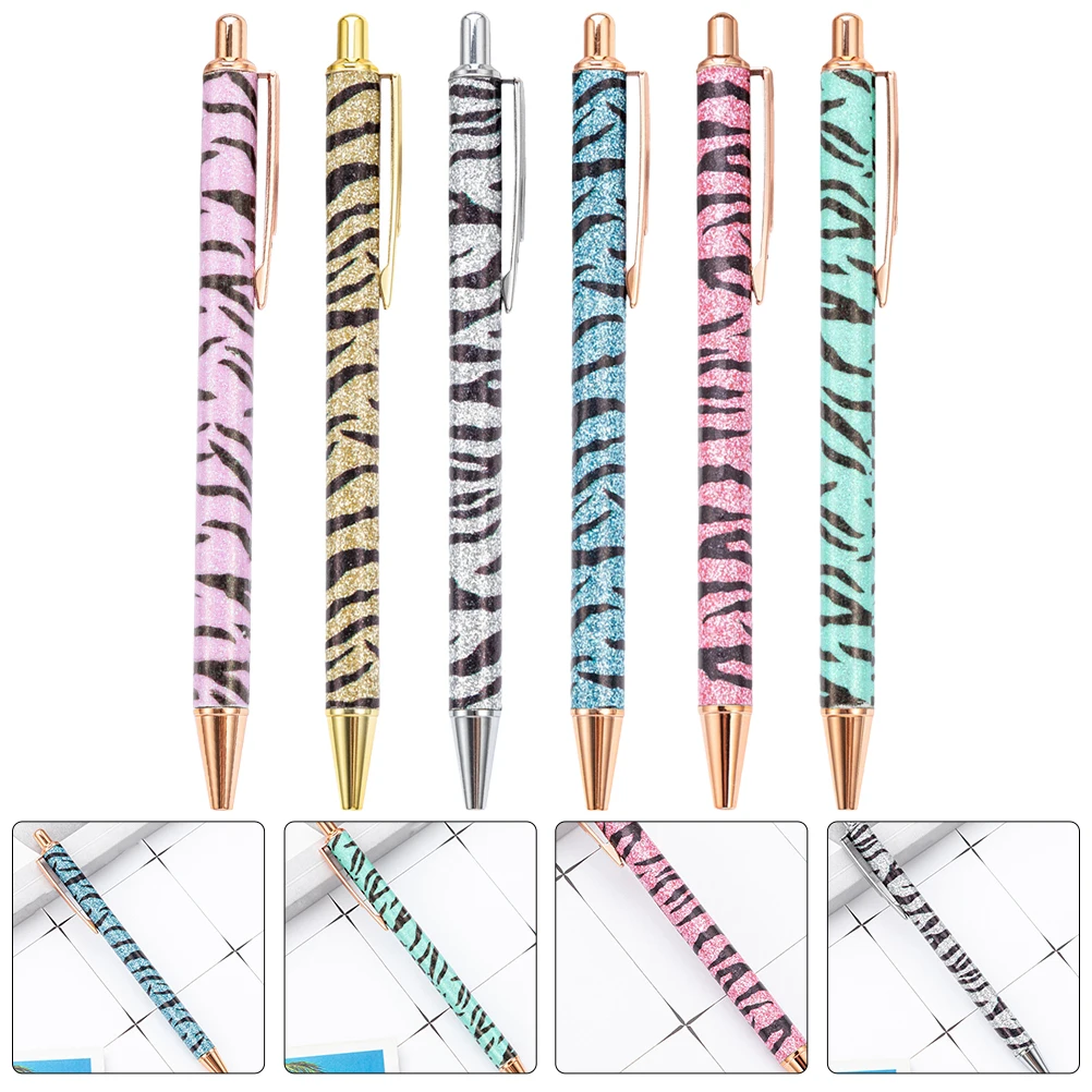 6pcs Zebra Pattern Ballpoint Pen Cartoon Design Plastic Writing Pens For Students Adults Smooth Daily Use Home Office
6pcs Zebra Pattern Ballpoint Pen Cartoon Design Plastic Writing Pens For Students Adults Smooth Daily Use Home Office