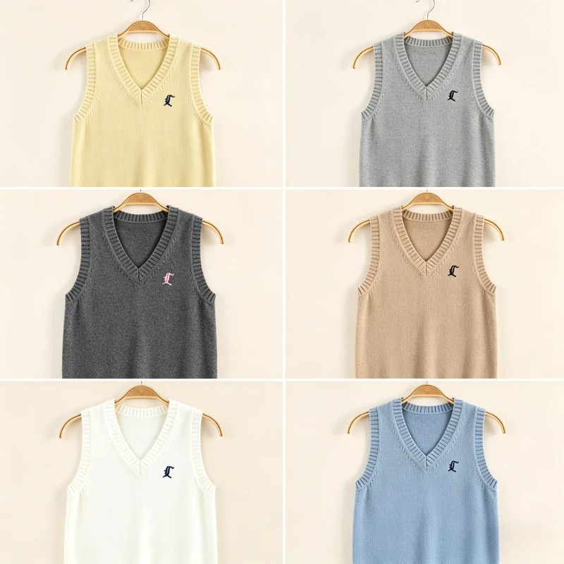 Genuine Original JK Knitted Vest, Japanese College Style Sleeveless Cardigan For Girls Daily Campus And Student Uniform Wear
Genuine Original JK Knitted Vest, Japanese College Style Sleeveless Cardigan For Girls Daily Campus And Student Uniform Wear
