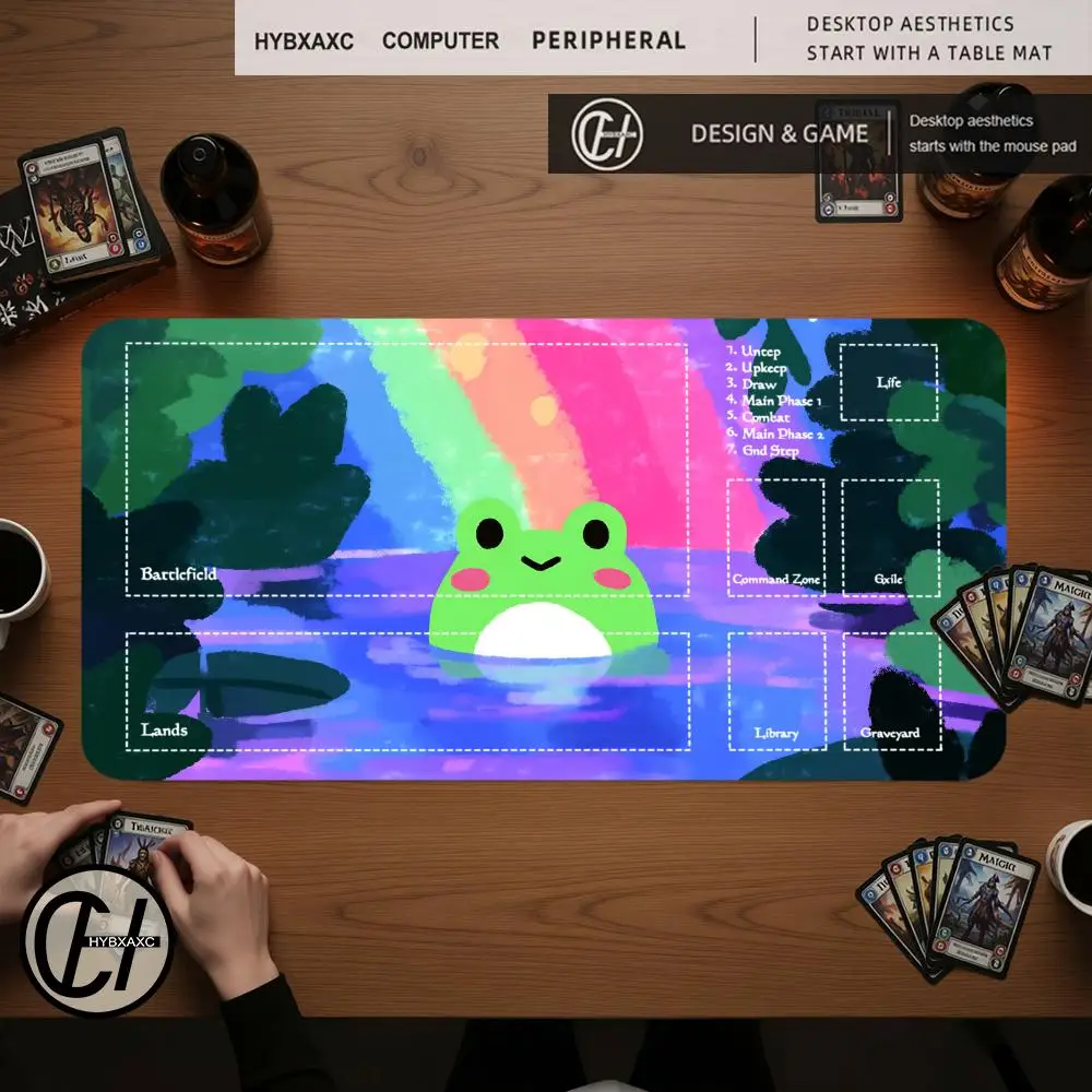HYBXAXC TCG Playmat Zoned Desk Mat, Non-Slip Rubber Base Mouse Pad for Card Gaming & Office Use
HYBXAXC TCG Playmat Zoned Desk Mat, Non-Slip Rubber Base Mouse Pad for Card Gaming & Office Use