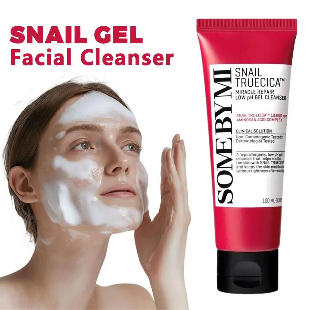SOMEBYMI Amino Acid Cleanser Snail Truecica Repair Low pH Gel Formula Moisturize Smooth Skin Popular Facial Wash
SOMEBYMI Amino Acid Cleanser Snail Truecica Repair Low pH Gel Formula Moisturize Smooth Skin Popular Facial Wash