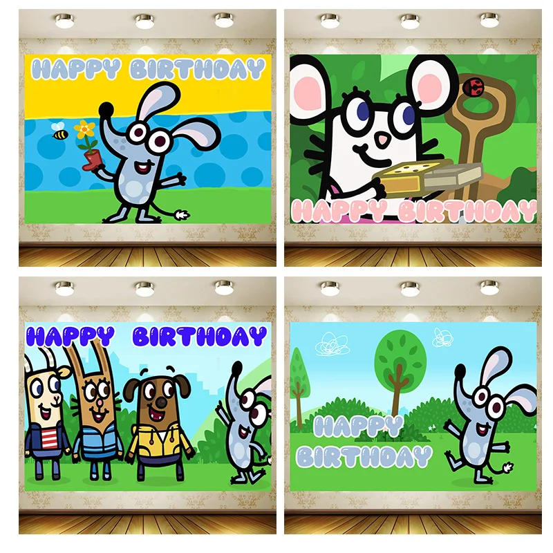 Cute Mouse Birthday Party Supplies Banner Kid Cartoon Decoration Background Photography backdrop
Cute Mouse Birthday Party Supplies Banner Kid Cartoon Decoration Background Photography backdrop