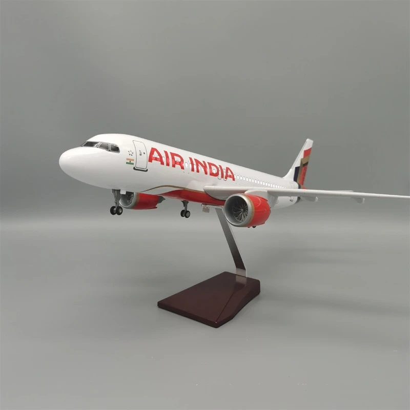 47cm Scale Plane A320neo India Airways Resin Model Airplane Kit Aviation Diecast With Light & Base Souvenir Kids Toy Planes Gift
47cm Scale Plane A320neo India Airways Resin Model Airplane Kit Aviation Diecast With Light & Base Souvenir Kids Toy Planes Gift