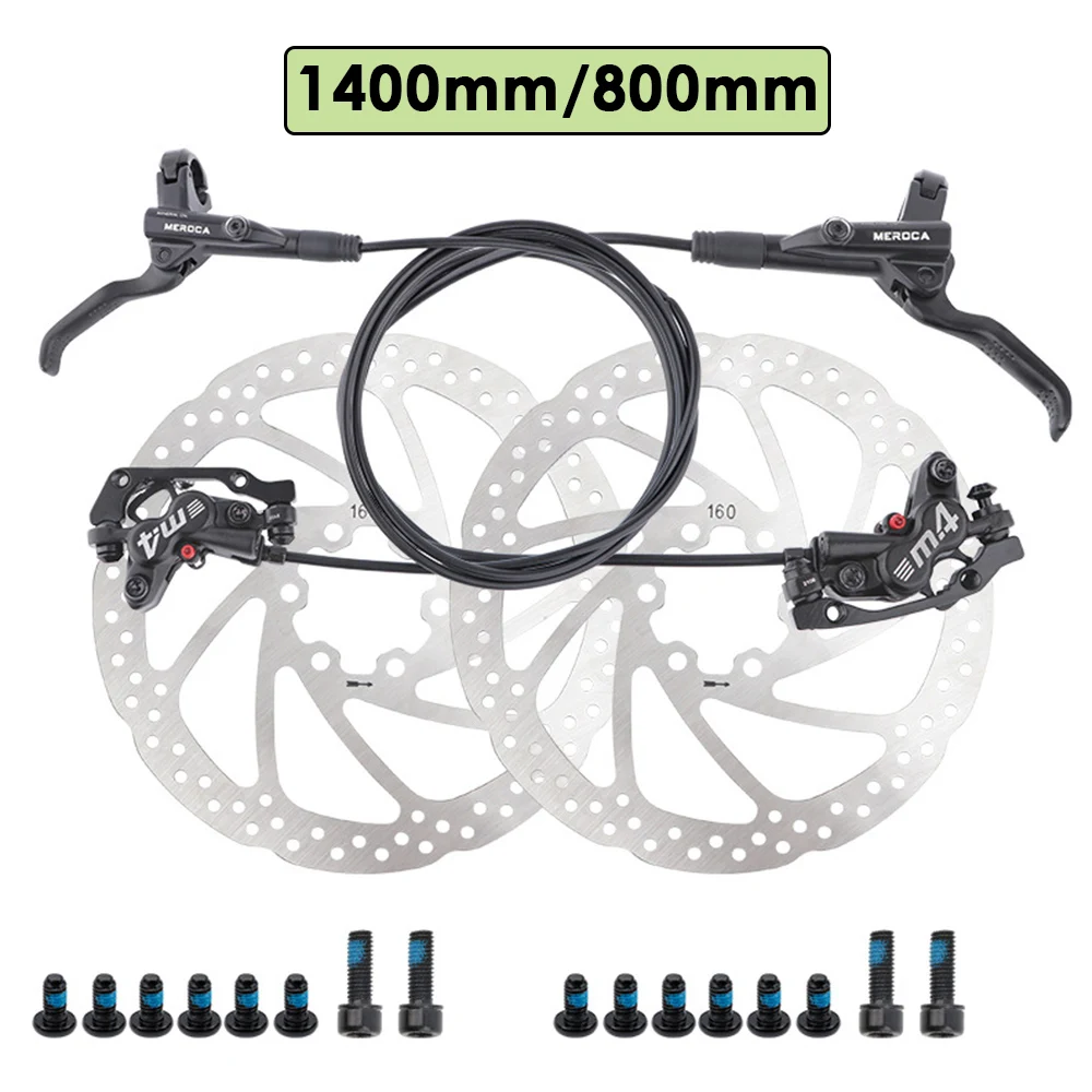 Hydraulic Disc Brake for Mountain Bike Rotor Oil Disc Brake 4 Piston Left Front Right Rear Bicycle Parts
Hydraulic Disc Brake for Mountain Bike Rotor Oil Disc Brake 4 Piston Left Front Right Rear Bicycle Parts