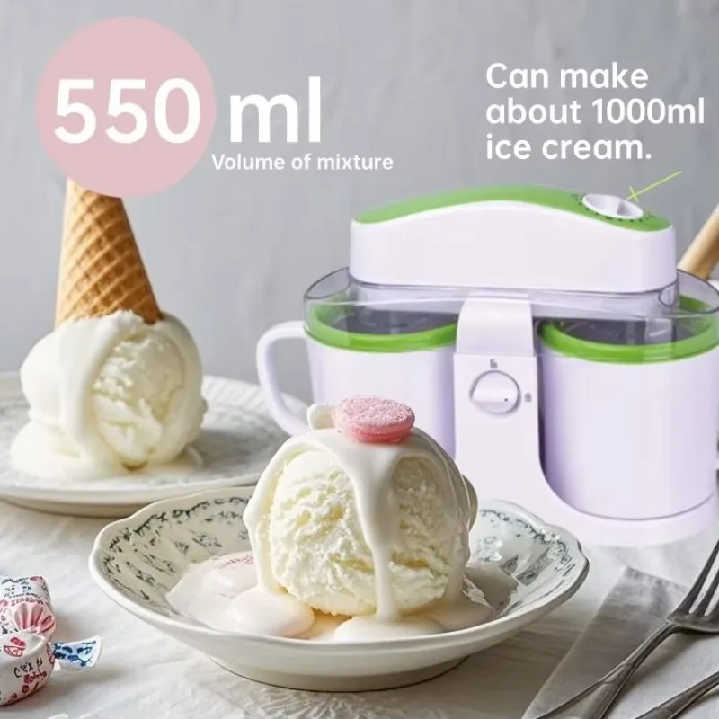 Home Use Portable Automatic Knob 1L Double Barrel Homemade Diy Electric Ice Cream Maker
Home Use Portable Automatic Knob 1L Double Barrel Homemade Diy Electric Ice Cream Maker