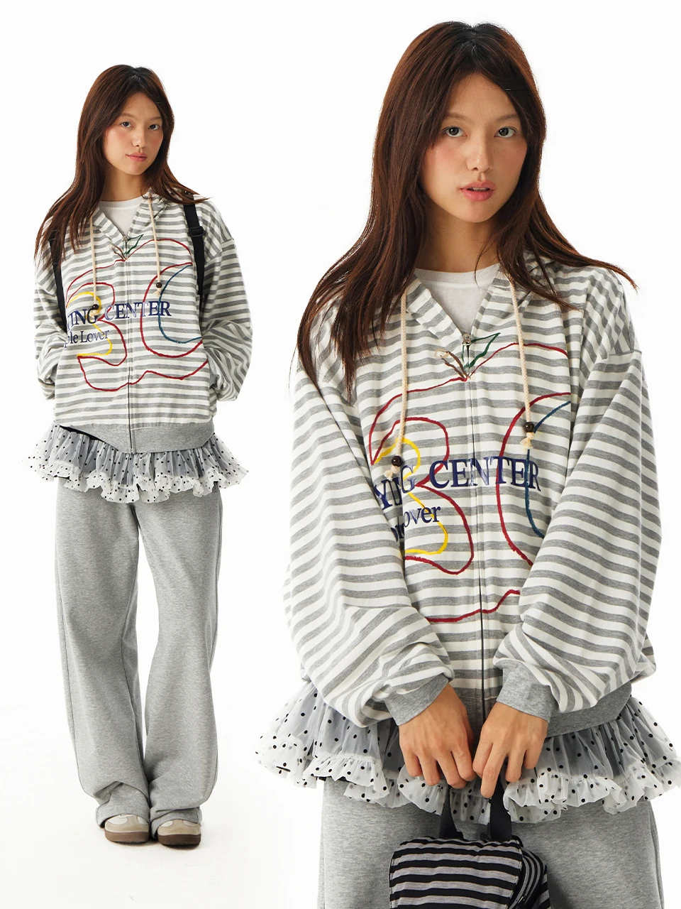 Тонкая толстовка на молнии с полосками, повседневная, с длинными рукавами, свободного кроя, модная, из Китая
Тонкая толстовка на молнии с полосками, повседневная, с длинными рукавами, свободного кроя, модная, из Китая