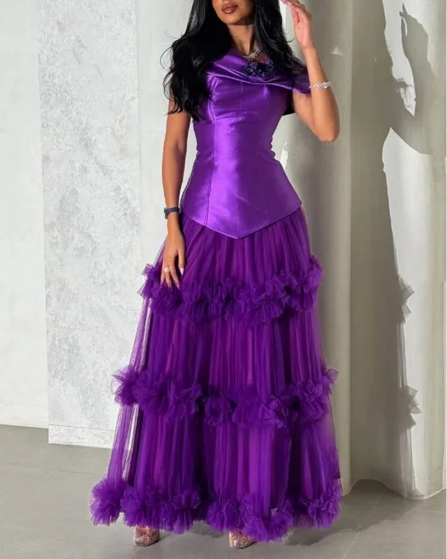 Little Daisy CustomizedTulle Ruched Ankle-Length Prom Gowns Flowers A-line wedding party dress Ruched Fashion Bespoke Occasion D
Little Daisy CustomizedTulle Ruched Ankle-Length Prom Gowns Flowers A-line wedding party dress Ruched Fashion Bespoke Occasion D