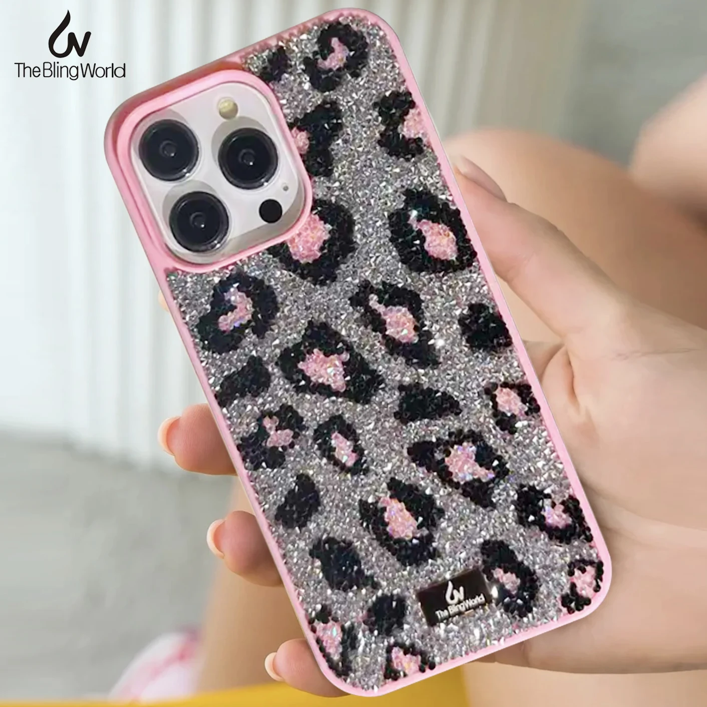 Diamond Leopard Print Case For Iphone 16/15/14/13/12 Promax Crystal Rhinestone Fashion Premium Women Shockproof Protective Cover
Diamond Leopard Print Case For Iphone 16/15/14/13/12 Promax Crystal Rhinestone Fashion Premium Women Shockproof Protective Cover