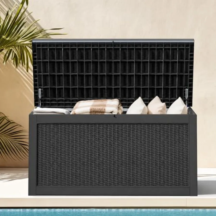 320 Gallon Resin Outdoor Storage Box, XXL Large Waterproof Deck Box, Doubles as Table or Seating with 1000 lbs Capacity, Lockab
320 Gallon Resin Outdoor Storage Box, XXL Large Waterproof Deck Box, Doubles as Table or Seating with 1000 lbs Capacity, Lockab