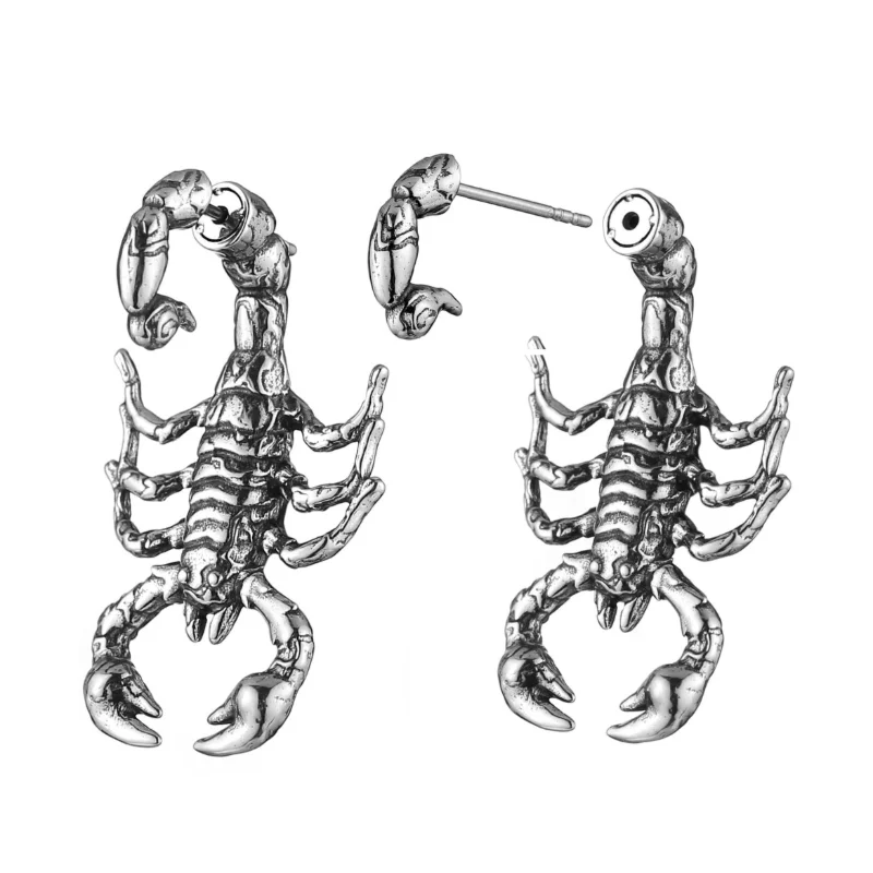 Vintage Punk Scorpion Ear Studs, Gothic Animal Street Style Earrings for Men Women, Dark Alternative Minimalist Ear Jewelry
Vintage Punk Scorpion Ear Studs, Gothic Animal Street Style Earrings for Men Women, Dark Alternative Minimalist Ear Jewelry