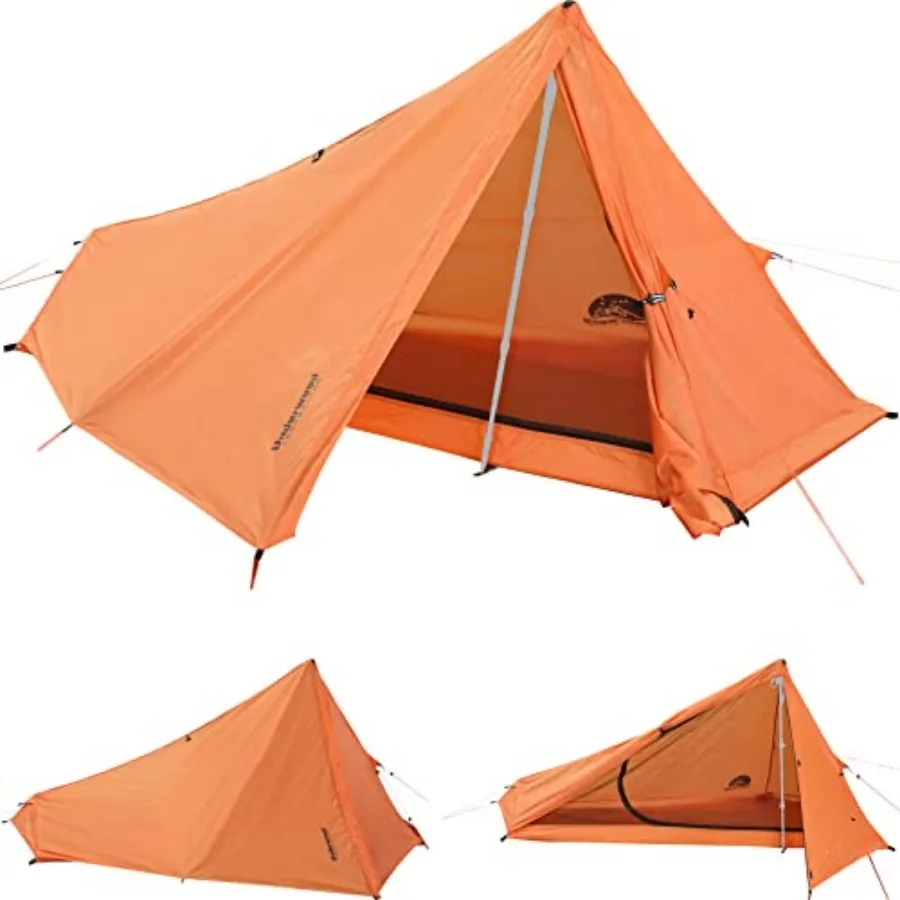1 Person Trekking Pole Tent for Backpacking - Ultralight Backpacking Tent, Waterproof Hiking Tent for Camping, Lightweight Camp
1 Person Trekking Pole Tent for Backpacking - Ultralight Backpacking Tent, Waterproof Hiking Tent for Camping, Lightweight Camp
