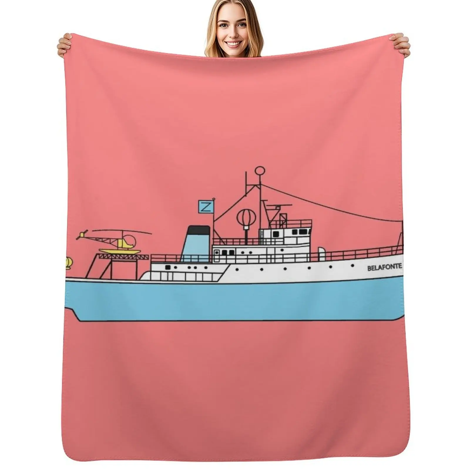 Life Aquatic by Steve Zissou - The Belafonte Throw Blanket Soft Warm Blanket Gift for Grandparents
Life Aquatic by Steve Zissou - The Belafonte Throw Blanket Soft Warm Blanket Gift for Grandparents
