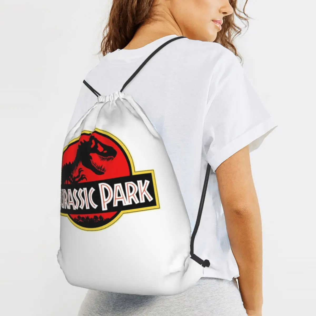 Dinosaur World Jurassic Park Adventure Movie Backpacks Casual Drawstring Bags Storage Bag Book Bags for Travel Students
Dinosaur World Jurassic Park Adventure Movie Backpacks Casual Drawstring Bags Storage Bag Book Bags for Travel Students